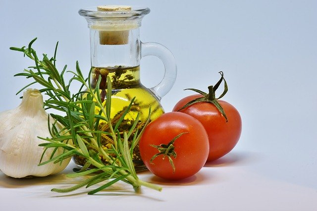 olivový olej a potraviny